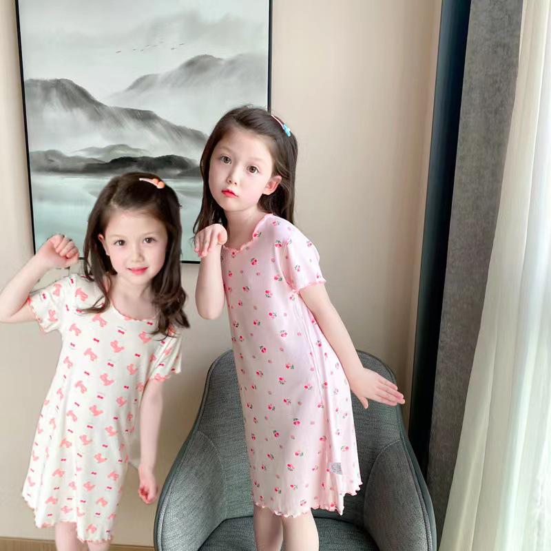 Korean Style Girls’ Modal Nightgown - Lightweight Summer Sleepwear for Children 120 (Height 100-110cm)
Korean Style Girls’ Modal Nightgown - Lightweight Summer Sleepwear for Children 120 (Height 100-110cm)