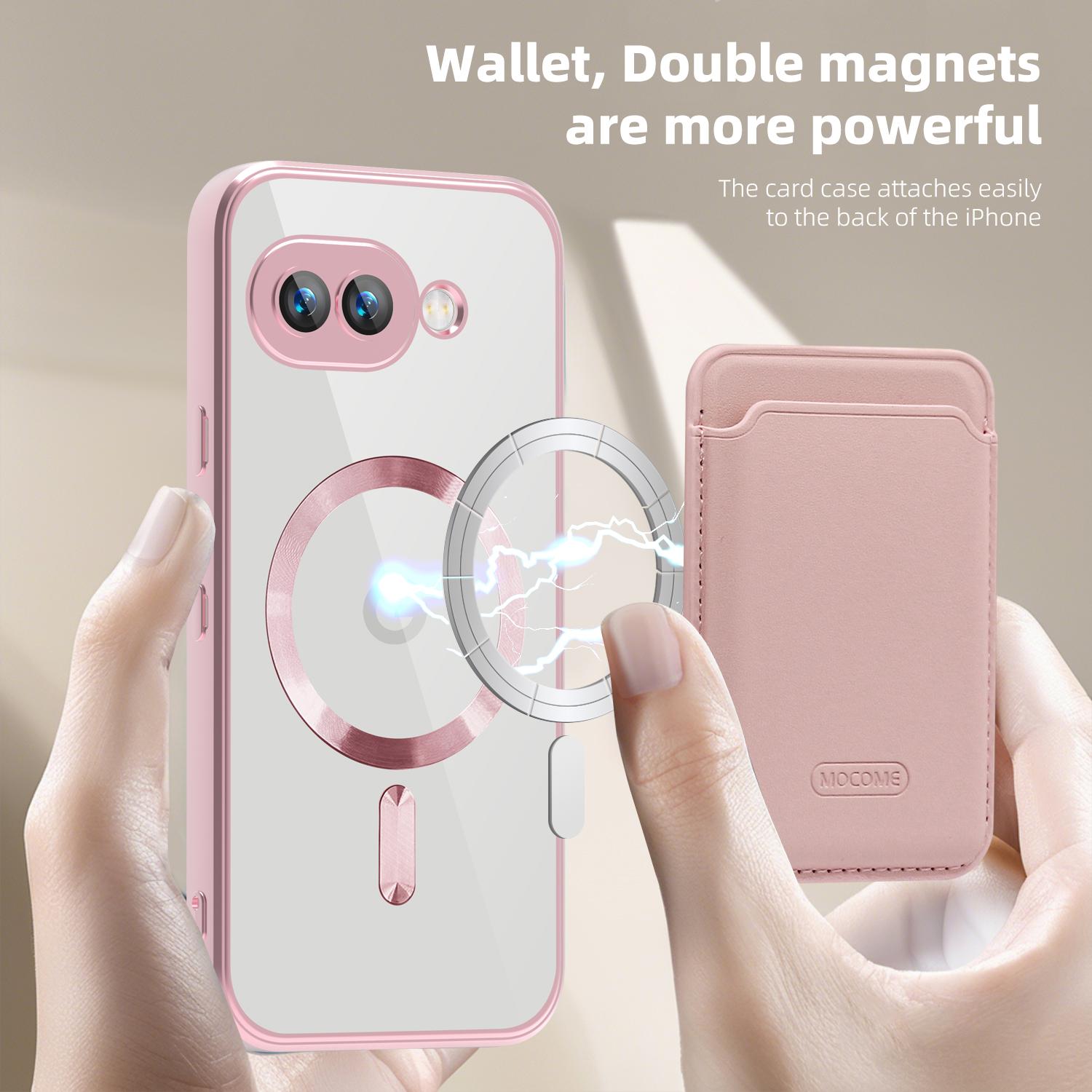 For Google Pixel 9a Case Compatible with MagSafe TPU+PC Mobile Cover with Card Bag Purple
For Google Pixel 9a Case Compatible with MagSafe TPU+PC Mobile Cover with Card Bag Purple