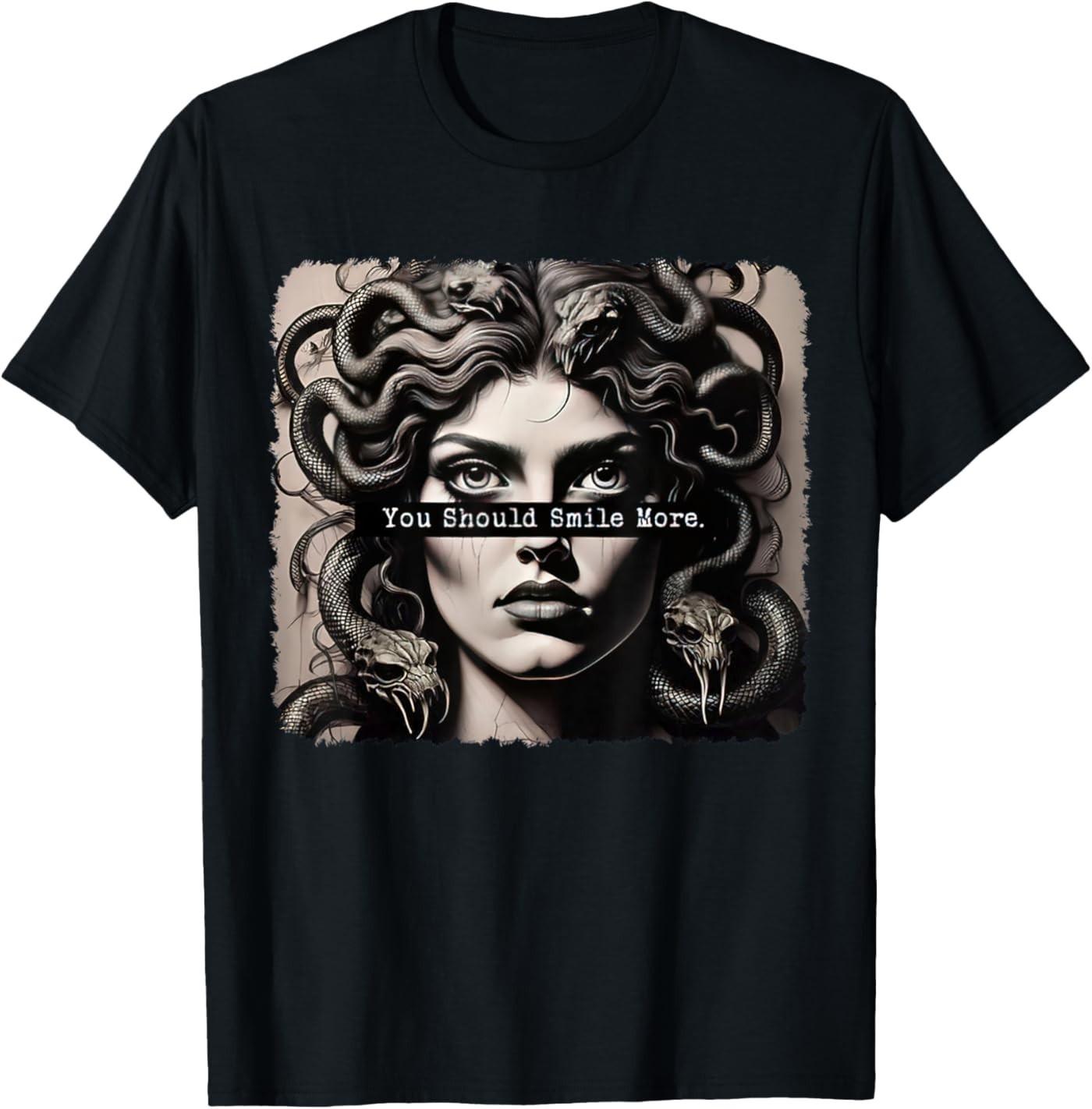 You Should Smile More Medusa The Female Gaze T-Shirt S разноцветный
You Should Smile More Medusa The Female Gaze T-Shirt S разноцветный