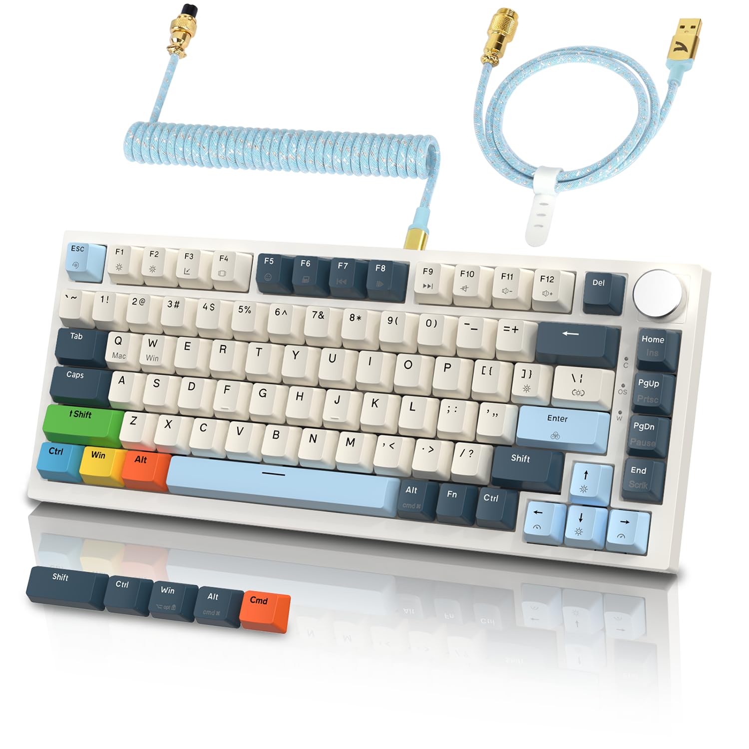 ATTACK SHARK K85 Gaming Keyboard Mechanical Keyboard Magnetic Switch Gasket Mount Hot Swap Compatible PBT Keycap TKL 82 Keys with Knob Coil Cable
ATTACK SHARK K85 Gaming Keyboard Mechanical Keyboard Magnetic Switch Gasket Mount Hot Swap Compatible PBT Keycap TKL 82 Keys with Knob Coil Cable