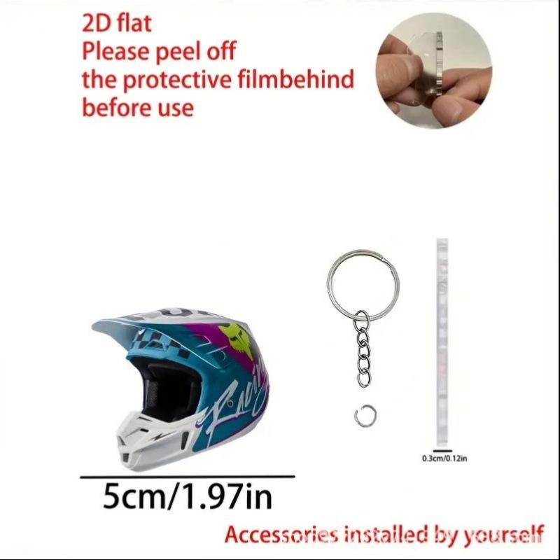 Acrylic Motorcycle Helmet Keychain Pendant 5 cm
Acrylic Motorcycle Helmet Keychain Pendant 5 cm