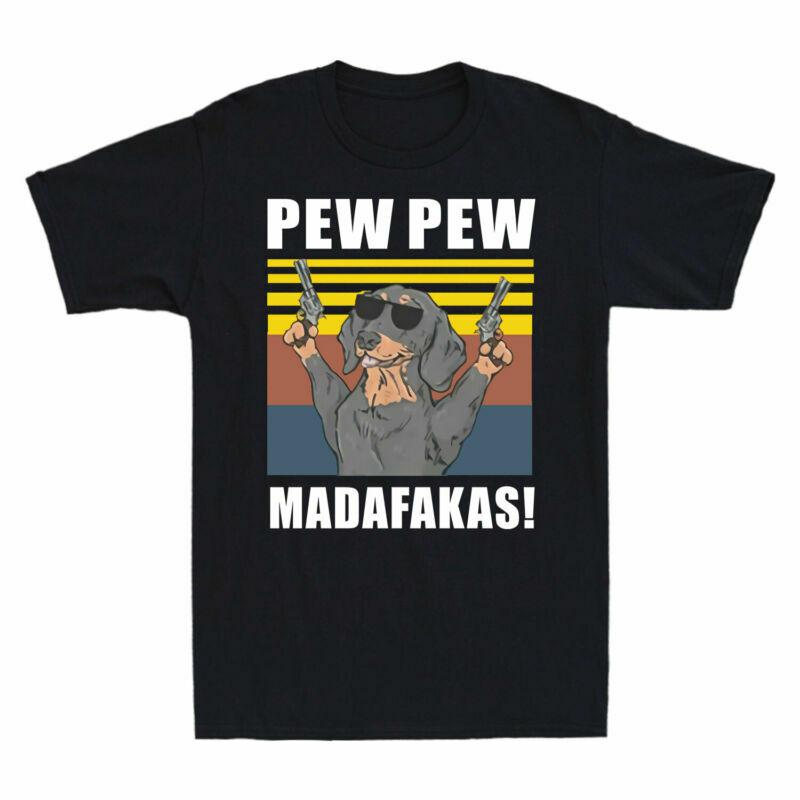 Men s Gun Cool Shirt Madafakas Short Sleeve Pew-Pew Tee T Dog Dachshund Funny Unisex T-Shirt S
Men s Gun Cool Shirt Madafakas Short Sleeve Pew-Pew Tee T Dog Dachshund Funny Unisex T-Shirt S