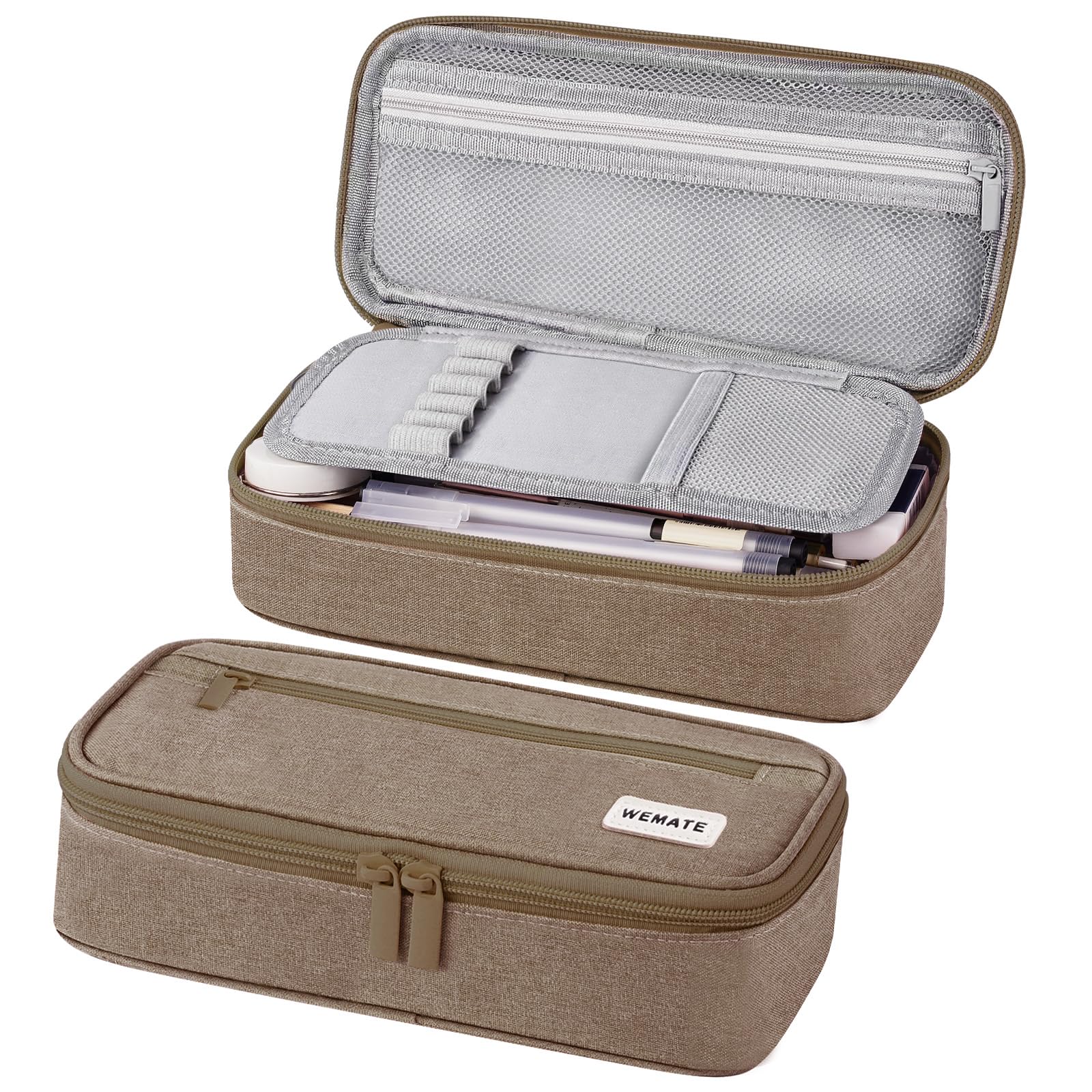 WEMATE Пенал большой вместимости Стильный на молнии для ручек Мощная организация и хранение гаджетов Для начальной школы, средней школы и колледжа
WEMATE Пенал большой вместимости Стильный на молнии для ручек Мощная организация и хранение гаджетов Для начальной школы, средней школы и колледжа