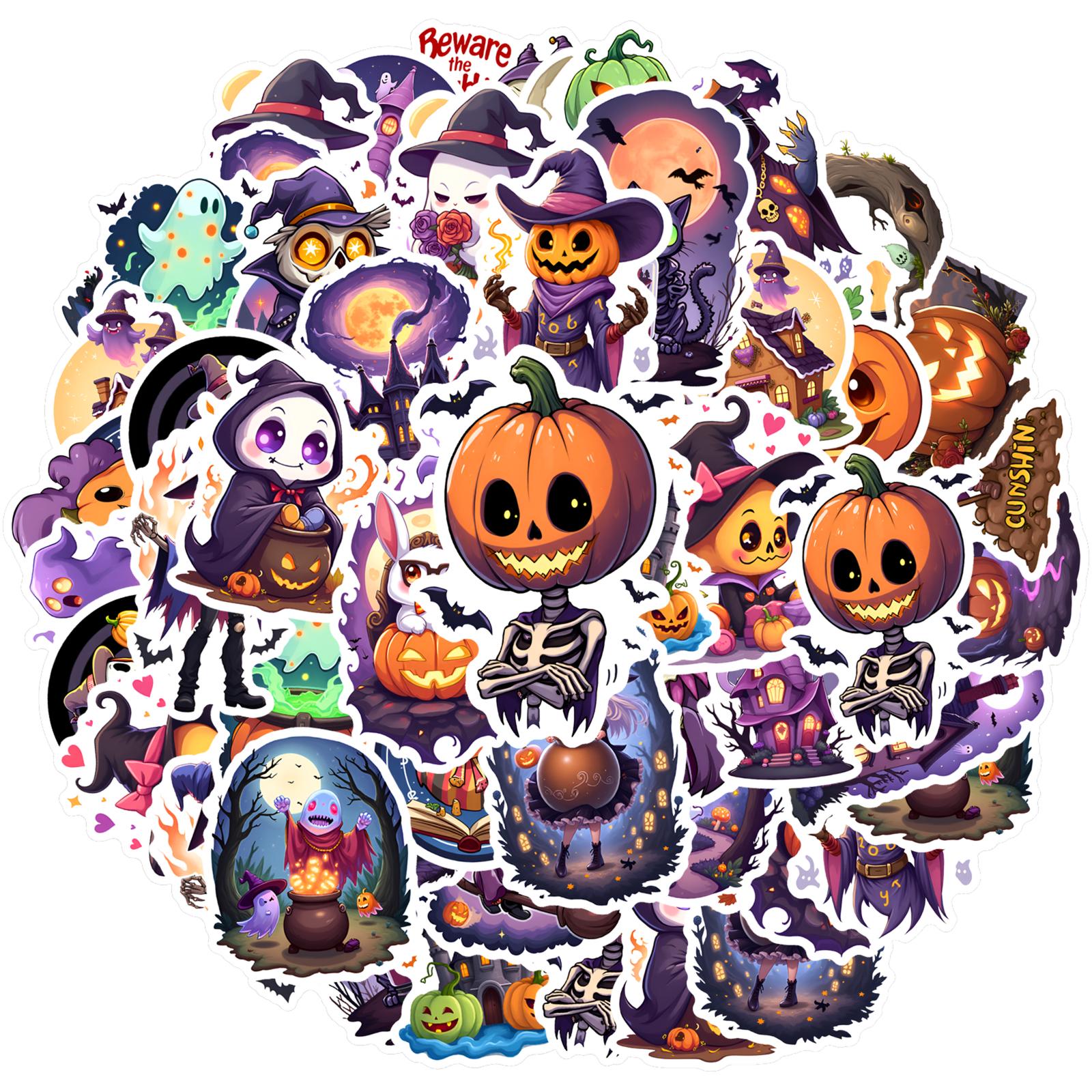35pcs-50pcs Cartoon Pumpkin Stickers Playful Witch School Supplies Teacher Reward Stickers For Laptop Motorcycle Luggage Phone
35pcs-50pcs Cartoon Pumpkin Stickers Playful Witch School Supplies Teacher Reward Stickers For Laptop Motorcycle Luggage Phone
