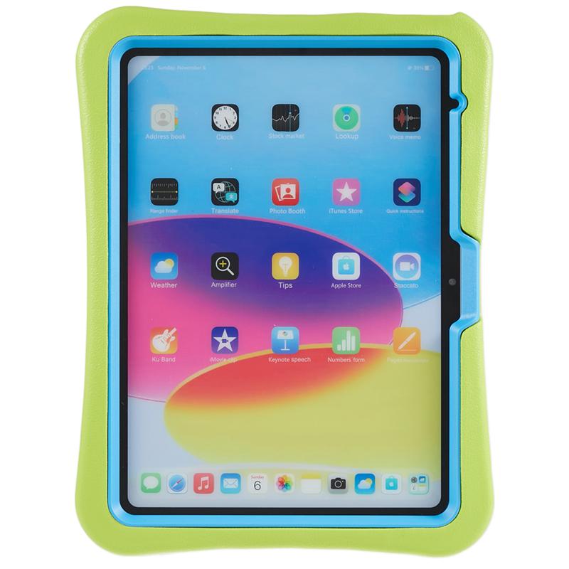 PEPKOO for iPad (2025)/10.9 (2022) Shockproof Tablet Case 360-degree Rotatable PC Kickstand EVA Protective Cover Green/Blue
PEPKOO for iPad (2025)/10.9 (2022) Shockproof Tablet Case 360-degree Rotatable PC Kickstand EVA Protective Cover Green/Blue