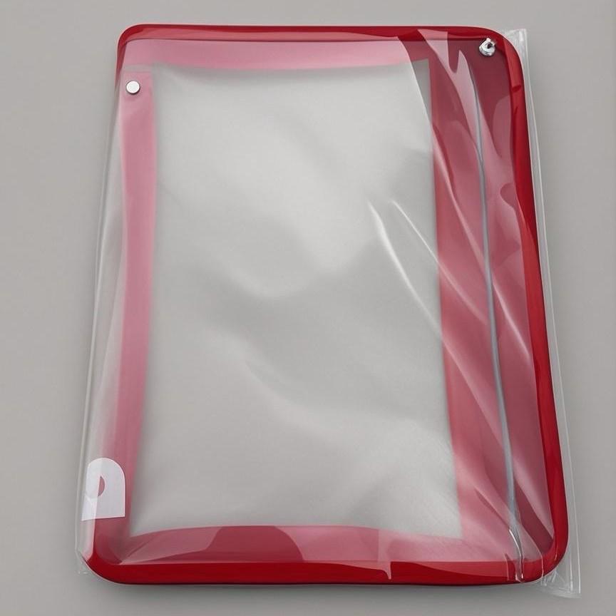 Portable A4 Transparent Zippered Tote for College Students: Store Textbooks, Papers & Materials
Portable A4 Transparent Zippered Tote for College Students: Store Textbooks, Papers & Materials