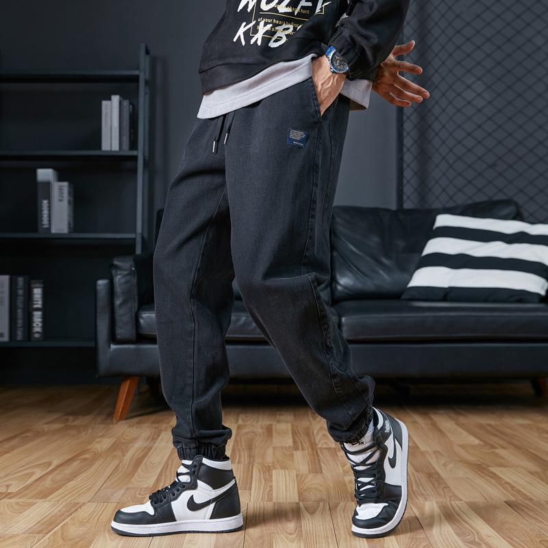 Men s Plus Size Korean Style Trendy Loose Fit Jogger Jeans - Casual Autumn/Winter Cropped Long Pants 4XL чёрный
Men s Plus Size Korean Style Trendy Loose Fit Jogger Jeans - Casual Autumn/Winter Cropped Long Pants 4XL чёрный