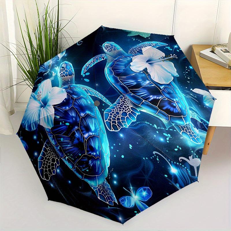 Turtle Flowers Theme 8 Bone Hand Automatic Folding Fashion umbrella, Compact and Portable Design, A Perfect Gift for Birthday, Christmas or
Turtle Flowers Theme 8 Bone Hand Automatic Folding Fashion umbrella, Compact and Portable Design, A Perfect Gift for Birthday, Christmas or