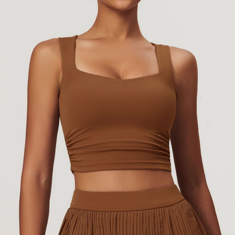 Pleated Pantskirt Women s Breathable Fashion Tape Pocket Sports Yoga Skirts Tennis Fitness Skirt with Lining Birch Tea Brown Bra S
Pleated Pantskirt Women s Breathable Fashion Tape Pocket Sports Yoga Skirts Tennis Fitness Skirt with Lining Birch Tea Brown Bra S