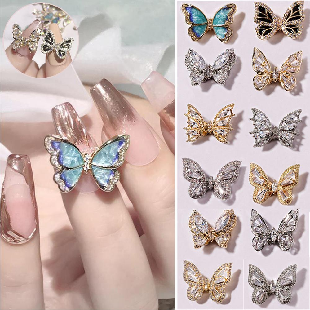 Zircon Manicure Glitter 3D Nail Rhinestones DIY Jewelry Nail Crystal Butterfly Nail Art Decorations
Zircon Manicure Glitter 3D Nail Rhinestones DIY Jewelry Nail Crystal Butterfly Nail Art Decorations