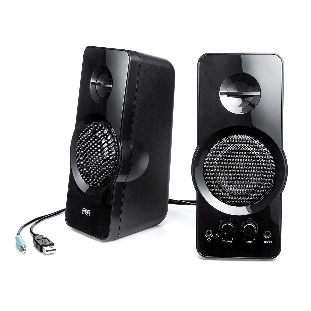 Sanwa Direct PC Speaker High Output 36W USB Power Supply Stereo Mini Jack Connection Headphone Compatible Bass Adjustment 1 Piece 3.5mm 400-SP082 чорний
Sanwa Direct PC Speaker High Output 36W USB Power Supply Stereo Mini Jack Connection Headphone Compatible Bass Adjustment 1 Piece 3.5mm 400-SP082 чорний