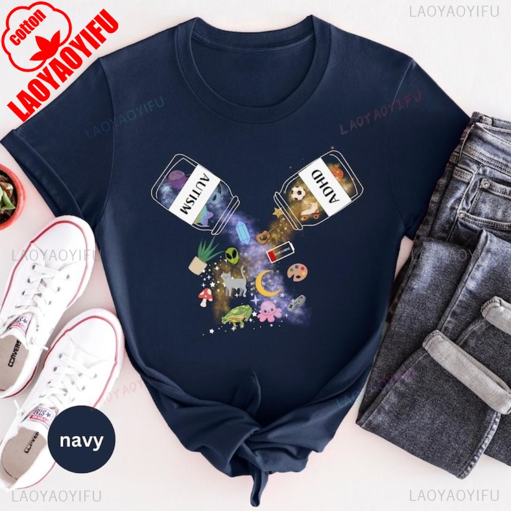 Autistic ADHD Shirt Funny AuDHD Clothing Autism and Attention Deficit Tshirt Hyperactivity Disorder Neurodiversity Women Tee 4XL
Autistic ADHD Shirt Funny AuDHD Clothing Autism and Attention Deficit Tshirt Hyperactivity Disorder Neurodiversity Women Tee 4XL