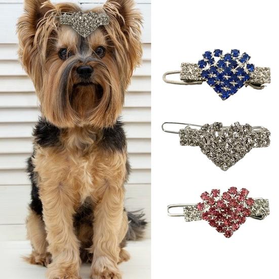 Блестящая поверхность Pet Hairpin Красивый на вид Металл Устойчивый к ржавчине Красочный горный хрусталь Собачья голова Заколка для волос
Блестящая поверхность Pet Hairpin Красивый на вид Металл Устойчивый к ржавчине Красочный горный хрусталь Собачья голова Заколка для волос