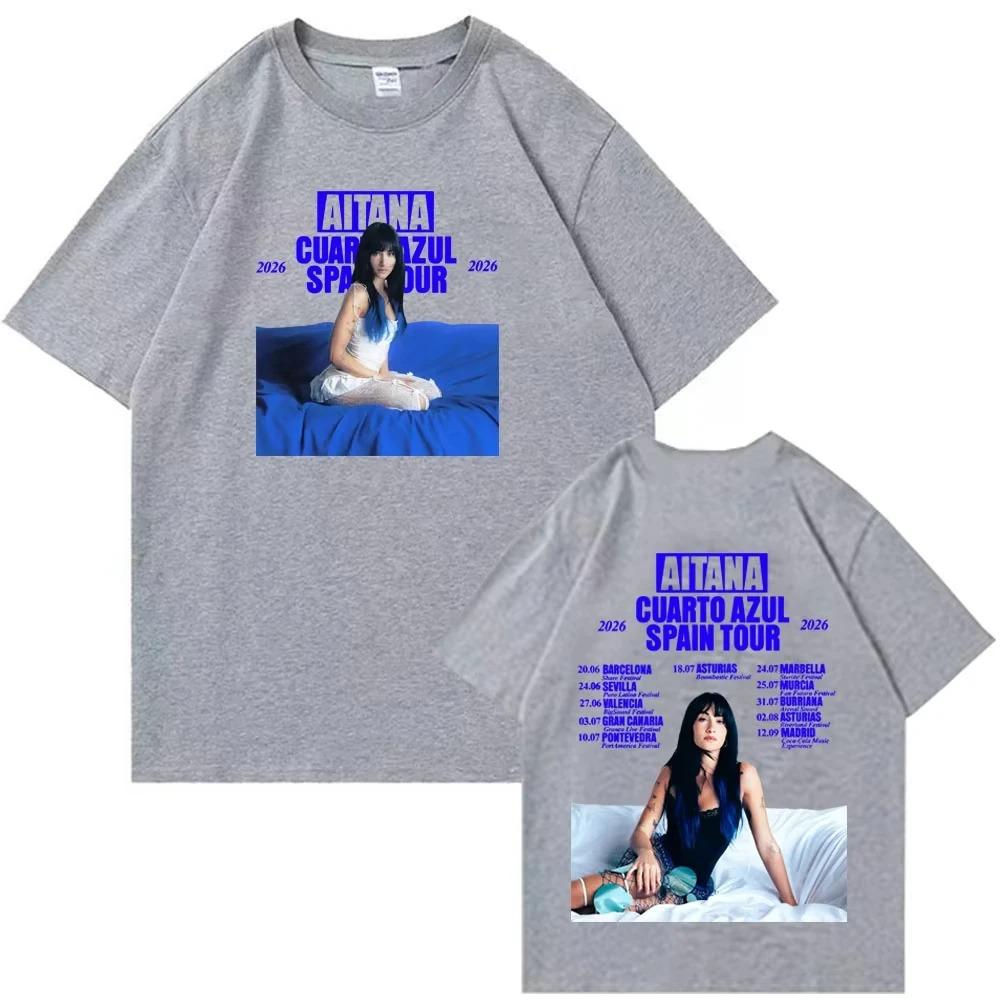 Aitana Cuarto Azul Spain Tour 2026 Concert Graphic T-Shirt, Unisex Oversized Casual Cotton T-shirt XXXL
Aitana Cuarto Azul Spain Tour 2026 Concert Graphic T-Shirt, Unisex Oversized Casual Cotton T-shirt XXXL