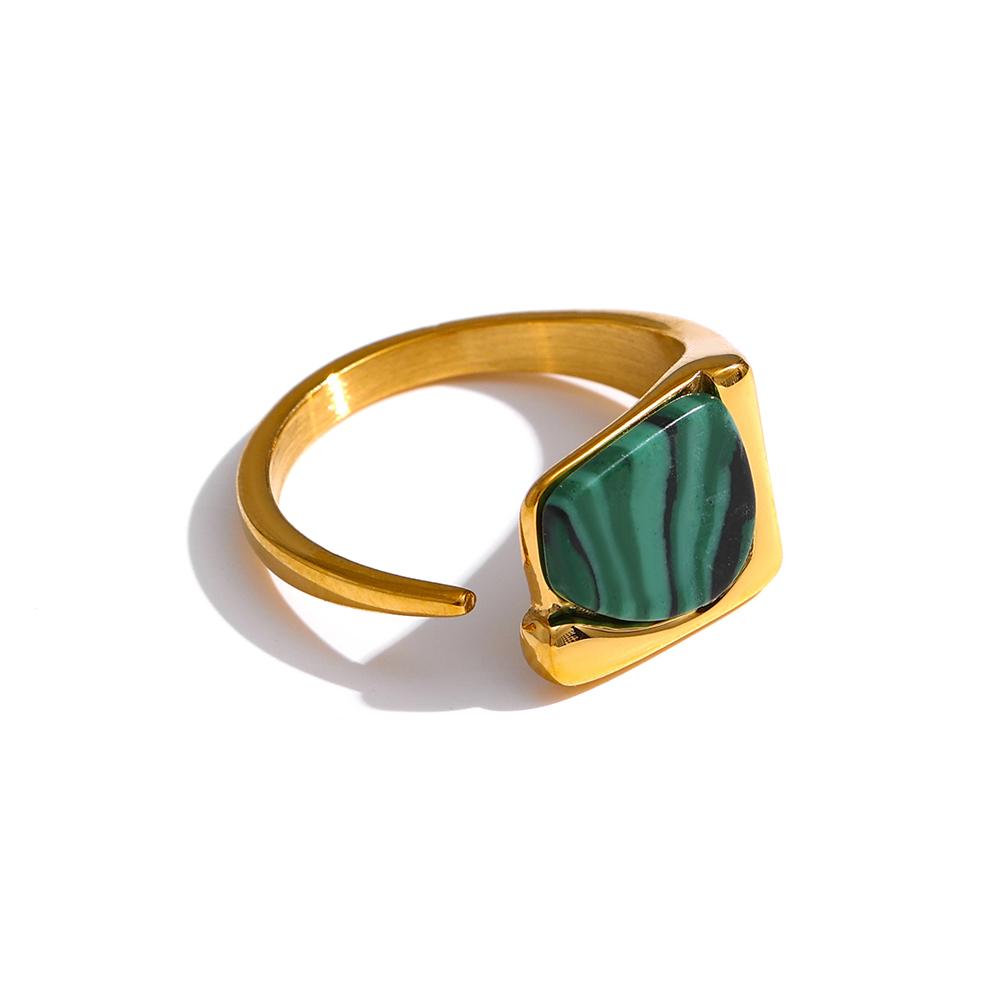 Yhpup New Stainless Steel Women Ring Jewelry Vintage Natural Stone Opening Metal Finger Ring joyería acero inoxidable mujer Gift Opening
Yhpup New Stainless Steel Women Ring Jewelry Vintage Natural Stone Opening Metal Finger Ring joyería acero inoxidable mujer Gift Opening