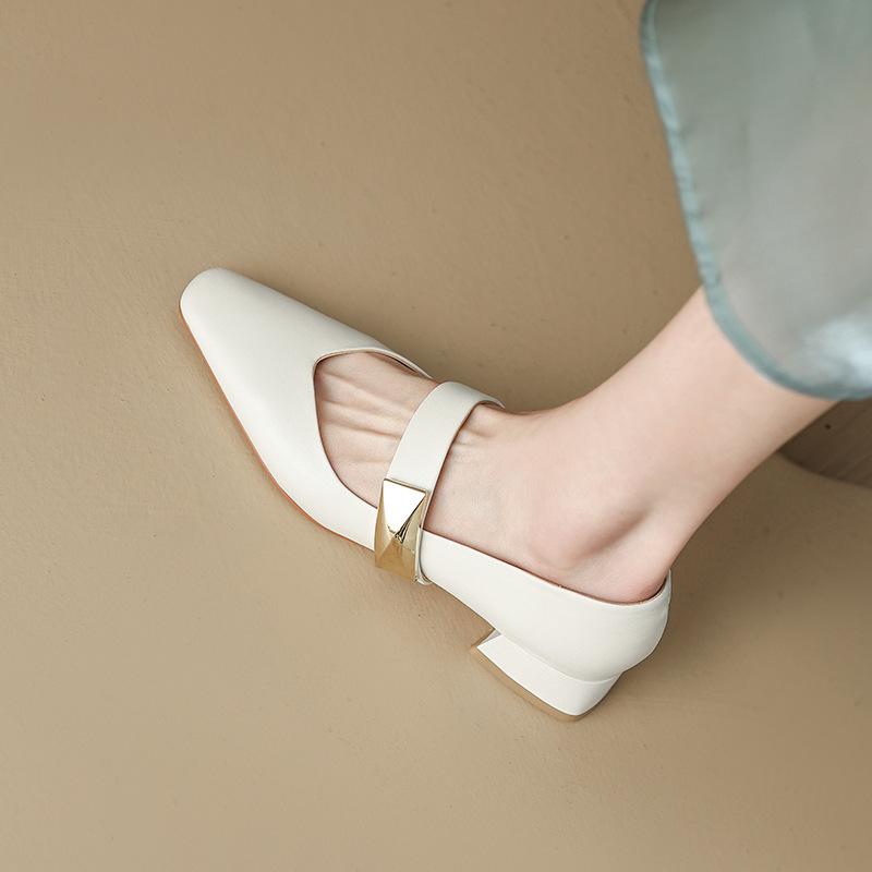 Shangsi, very easy to wear~ Square head single shoes women s 2025 spring new versatile medium thick heel Mary Jane shoes 34
Shangsi, very easy to wear~ Square head single shoes women s 2025 spring new versatile medium thick heel Mary Jane shoes 34