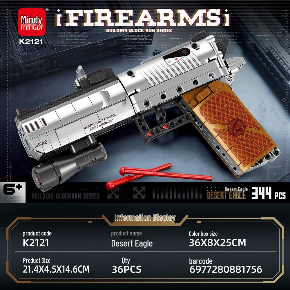 Совместимая с Lego модель Desert Eagle и пулемета Гатлинга - Мужской сувенир подарок Mindy K2121
Совместимая с Lego модель Desert Eagle и пулемета Гатлинга - Мужской сувенир подарок Mindy K2121
