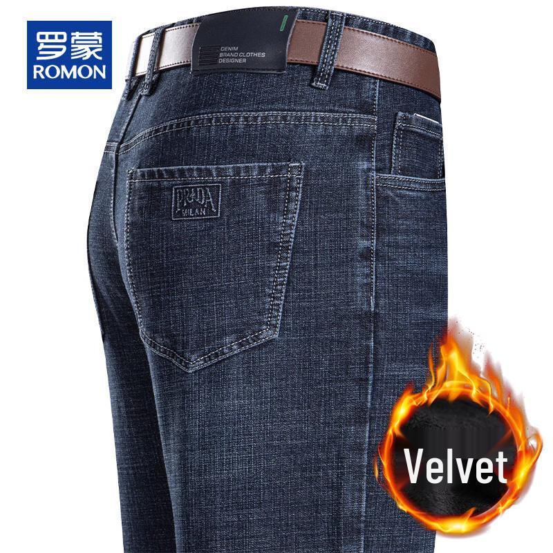 Romon Men s Fleece Lined Straight Fit Jeans 40
Romon Men s Fleece Lined Straight Fit Jeans 40