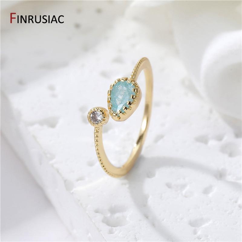 FINRUSIAC 14K Gold Plated Brass Adjustable Rings For Women Brass Metal Engagement Wedding Party Ring Female Finger Jewelry Gift
FINRUSIAC 14K Gold Plated Brass Adjustable Rings For Women Brass Metal Engagement Wedding Party Ring Female Finger Jewelry Gift