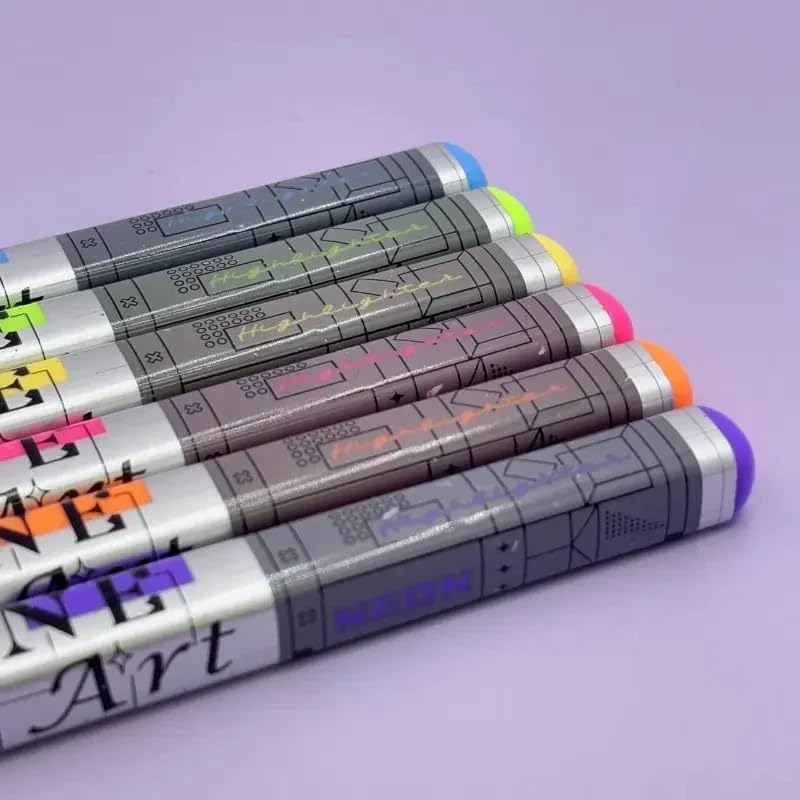 Corslet 6 Pcs Aesthetic Highlighter Pens For Study Pastel Highlighter Marker Set For Students & Office Use Smooth High 1 count (Pack of 6)
Corslet 6 Pcs Aesthetic Highlighter Pens For Study Pastel Highlighter Marker Set For Students & Office Use Smooth High 1 count (Pack of 6)