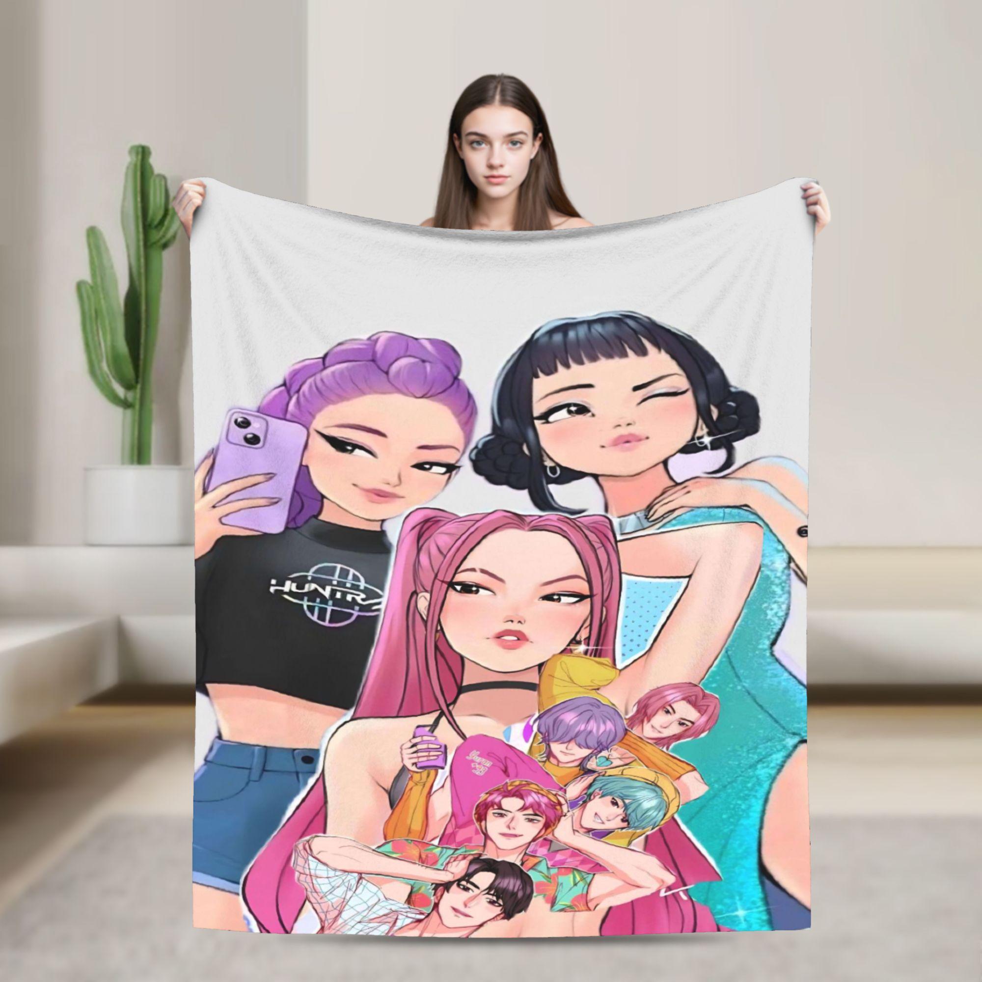 Demon KPop Blanket Warm Soft Comfortable Plush Throw Blanket For Kids Adult Bedroom Flannel Bedspread Bed Cover 30x40in
Demon KPop Blanket Warm Soft Comfortable Plush Throw Blanket For Kids Adult Bedroom Flannel Bedspread Bed Cover 30x40in
