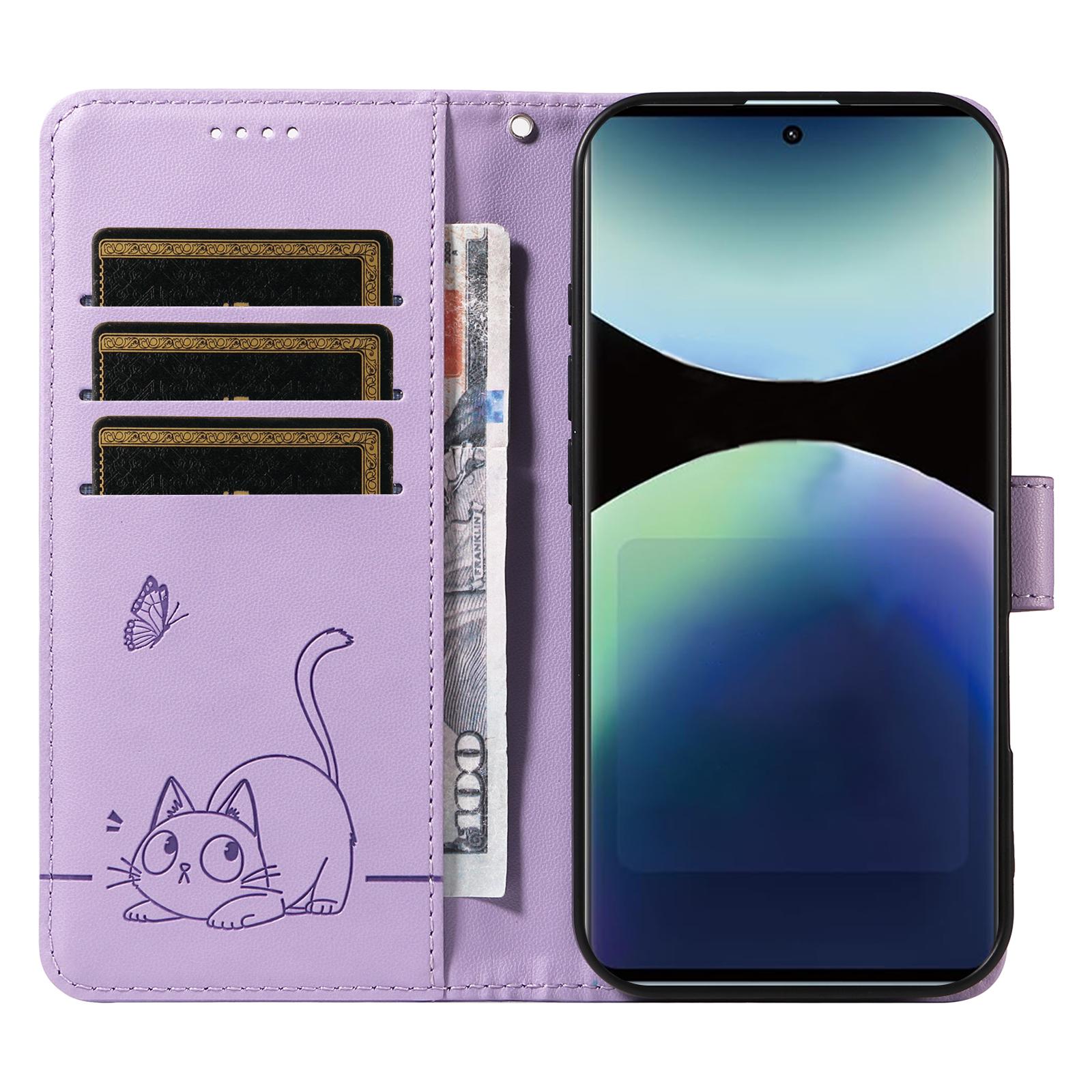 For Xiaomi Redmi Note 14 Pro 4G Wallet Case with Wrist Strap Cat Pattern Imprint Leather Phone Cover Blue
For Xiaomi Redmi Note 14 Pro 4G Wallet Case with Wrist Strap Cat Pattern Imprint Leather Phone Cover Blue