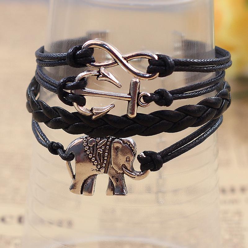 JMXD-jewelry, Anchor Shape, Elephant Accessories, Hand-woven Bracelets, Versatile and High-end Sense чорний
JMXD-jewelry, Anchor Shape, Elephant Accessories, Hand-woven Bracelets, Versatile and High-end Sense чорний