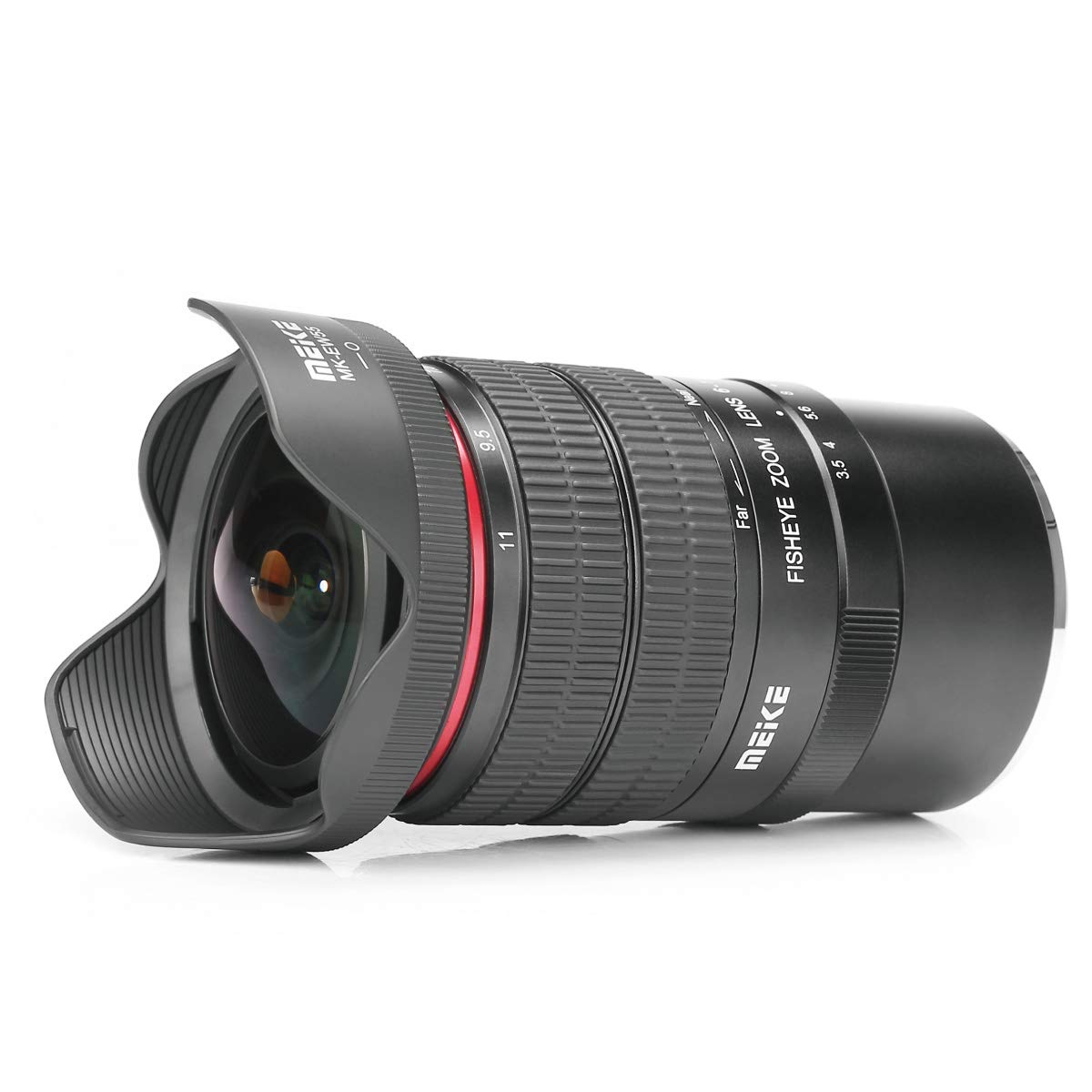 Meike MK611F35EFM Meike Fisheye Lens MF Mount для Canon 6-11mm/F3.5 EF-M чорний
Meike MK611F35EFM Meike Fisheye Lens MF Mount для Canon 6-11mm/F3.5 EF-M чорний