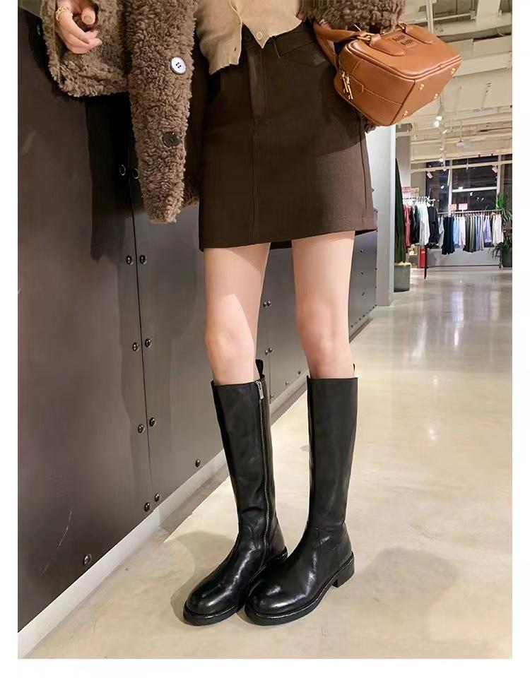 Виноградная мама тот же стиль, сумеречный Париж~ ботинки-рыцари из лошадиной кожи с круглым носком и толстым каблуком на боковой молнии на толстой подошве, высокие ботинки 40 чёрный
Виноградная мама тот же стиль, сумеречный Париж~ ботинки-рыцари из лошадиной кожи с круглым носком и толстым каблуком на боковой молнии на толстой подошве, высокие ботинки 40 чёрный