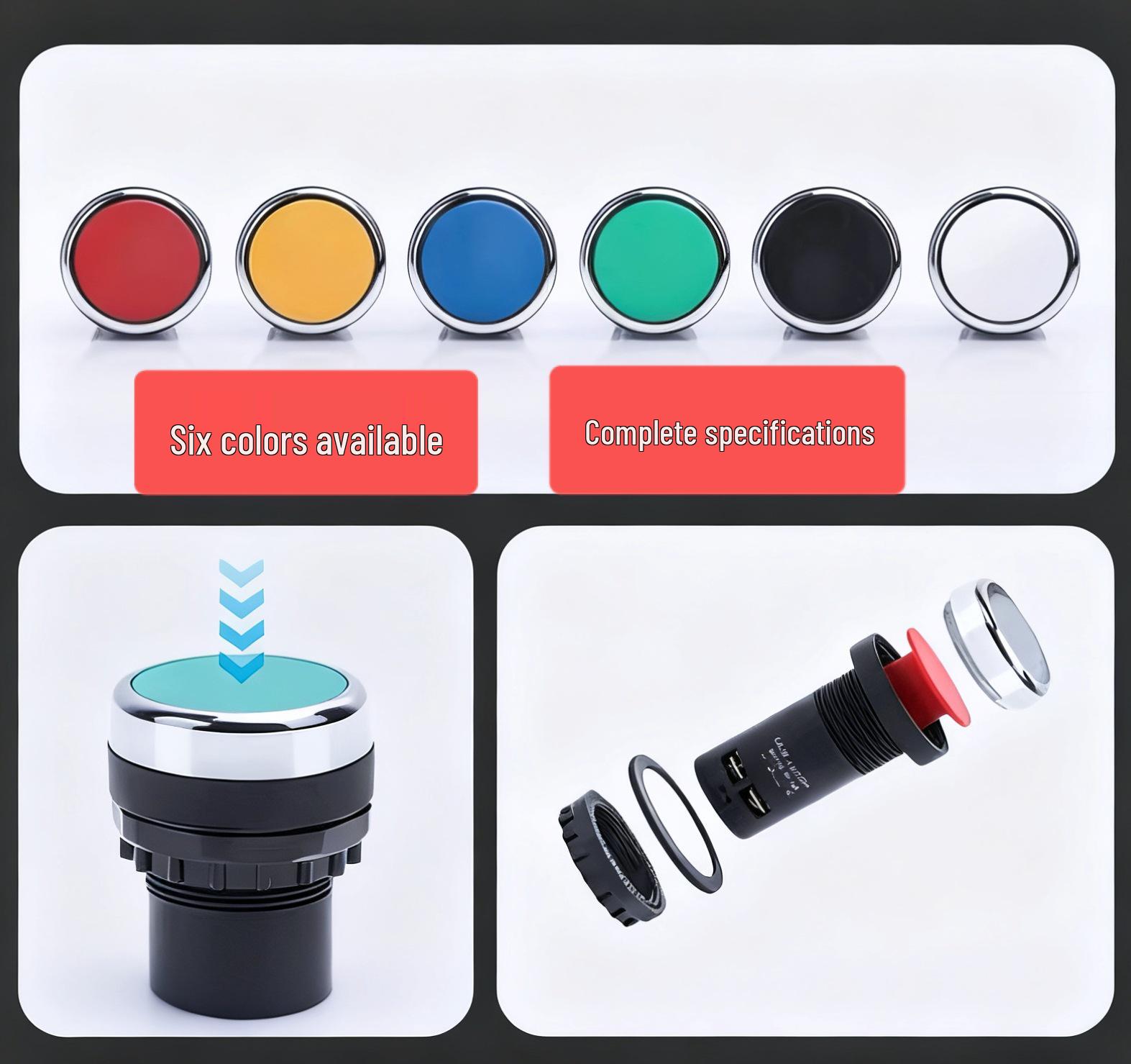 Economical LA38-11/206A Emergency Stop Knob - Mushroom Head, Self-Resetting Rotary Switch
Economical LA38-11/206A Emergency Stop Knob - Mushroom Head, Self-Resetting Rotary Switch