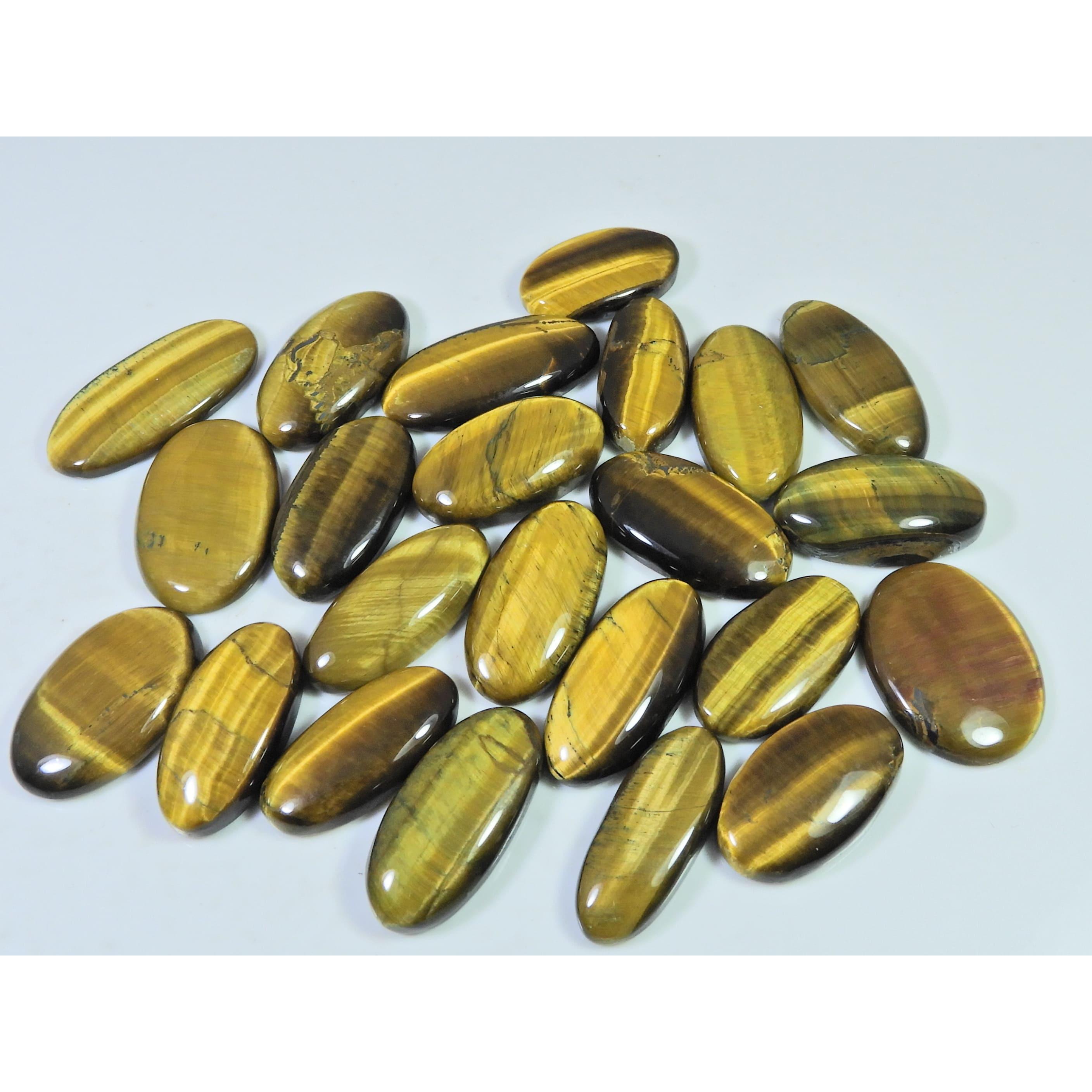 414Cts. Natural Tiger Eye Oval Cabochon Loose Gemstone 23Pcs Lot 22-30 MM C-725
414Cts. Natural Tiger Eye Oval Cabochon Loose Gemstone 23Pcs Lot 22-30 MM C-725