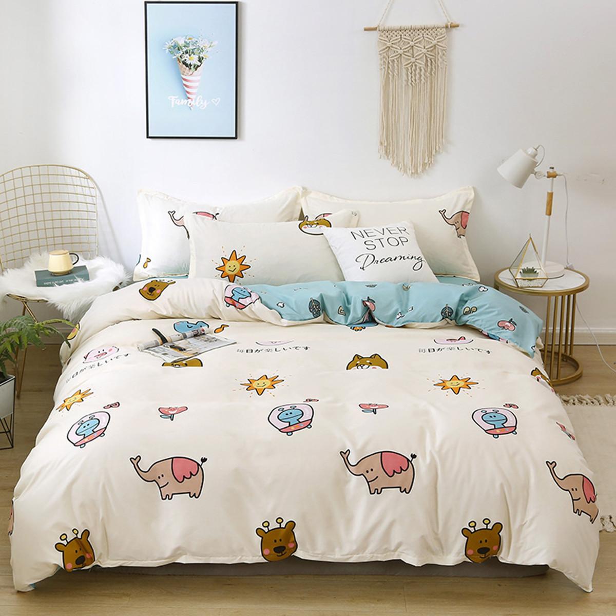 Cartoon Animal Plant Elephant Bear Kawaii Duvet Cover for Children for Children Bedroom Decorations with Pillowcase Queen King 70x133cm 2pcs
Cartoon Animal Plant Elephant Bear Kawaii Duvet Cover for Children for Children Bedroom Decorations with Pillowcase Queen King 70x133cm 2pcs