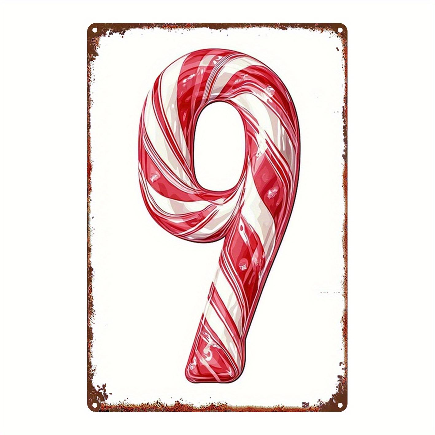 Large 8x12 Inch Vintage Candy Cane Metal Wall Art Red and White Striped Gingerbread Style Plaque for Christmas and Kitchen 20x30cm
Large 8x12 Inch Vintage Candy Cane Metal Wall Art Red and White Striped Gingerbread Style Plaque for Christmas and Kitchen 20x30cm