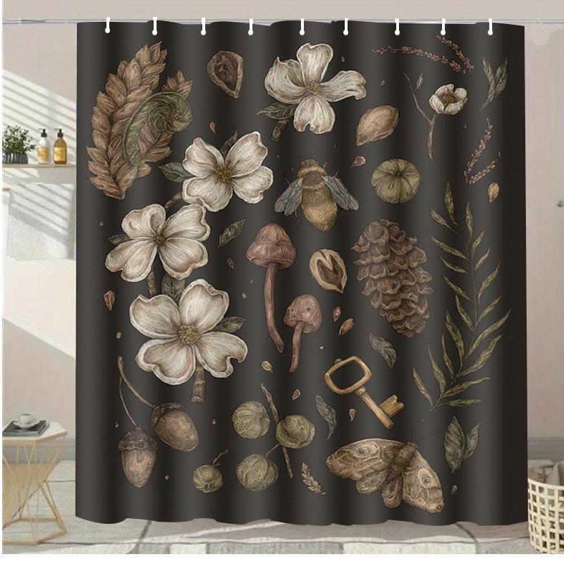 Lacquer Lily Washable Dirt-Resistant Shower Curtain Shower Head Waterproof Polyester Bath Curtain For Home Decor Accessories W60H190(CM)-1 Pcs
Lacquer Lily Washable Dirt-Resistant Shower Curtain Shower Head Waterproof Polyester Bath Curtain For Home Decor Accessories W60H190(CM)-1 Pcs