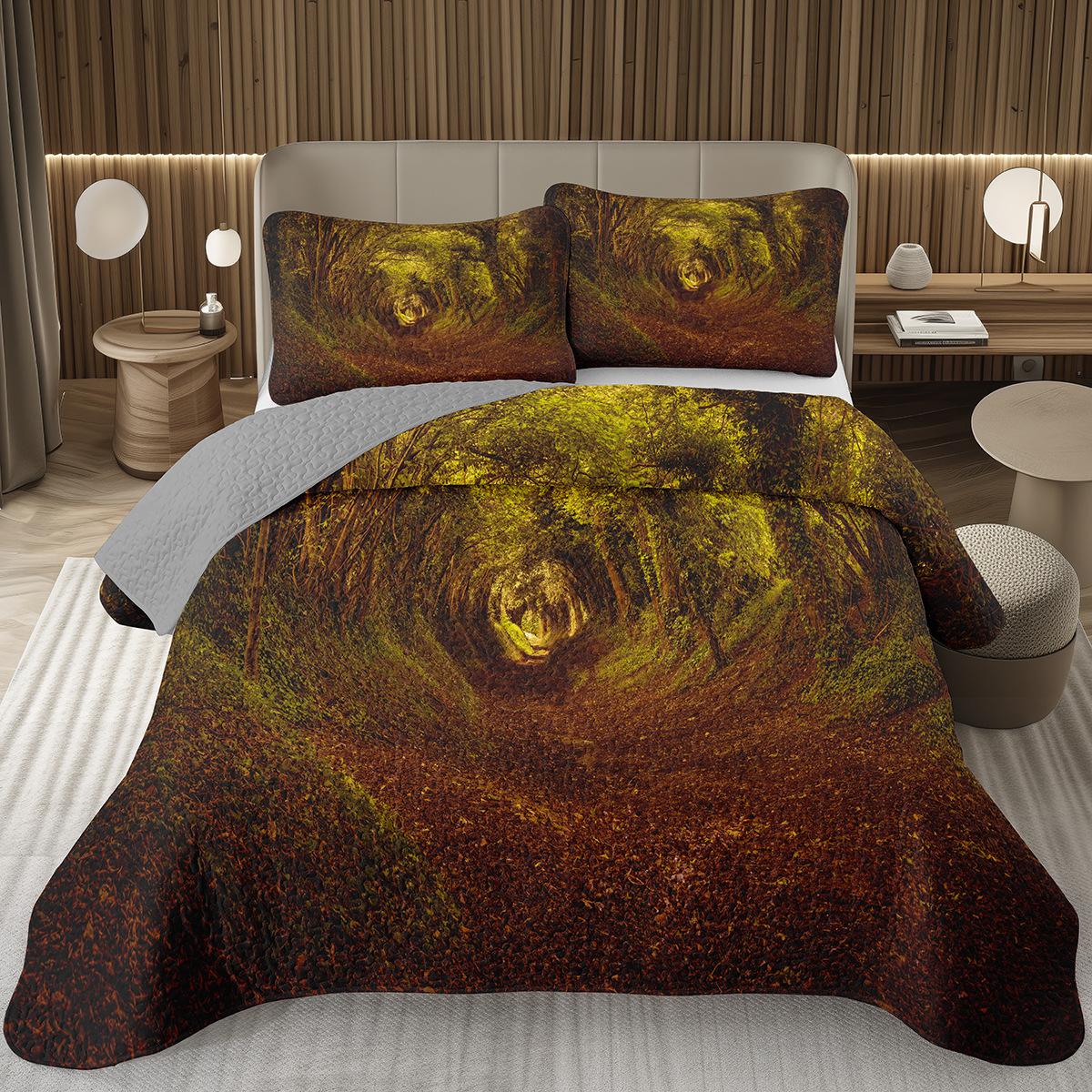 Forest Bedspread Queen/Twin, Nature Scenery Quilt Set, Soft Lightweight Botanical Tree Coverlet, Rustic Farmhouse Bedding Set EU Single 135x200cm
Forest Bedspread Queen/Twin, Nature Scenery Quilt Set, Soft Lightweight Botanical Tree Coverlet, Rustic Farmhouse Bedding Set EU Single 135x200cm