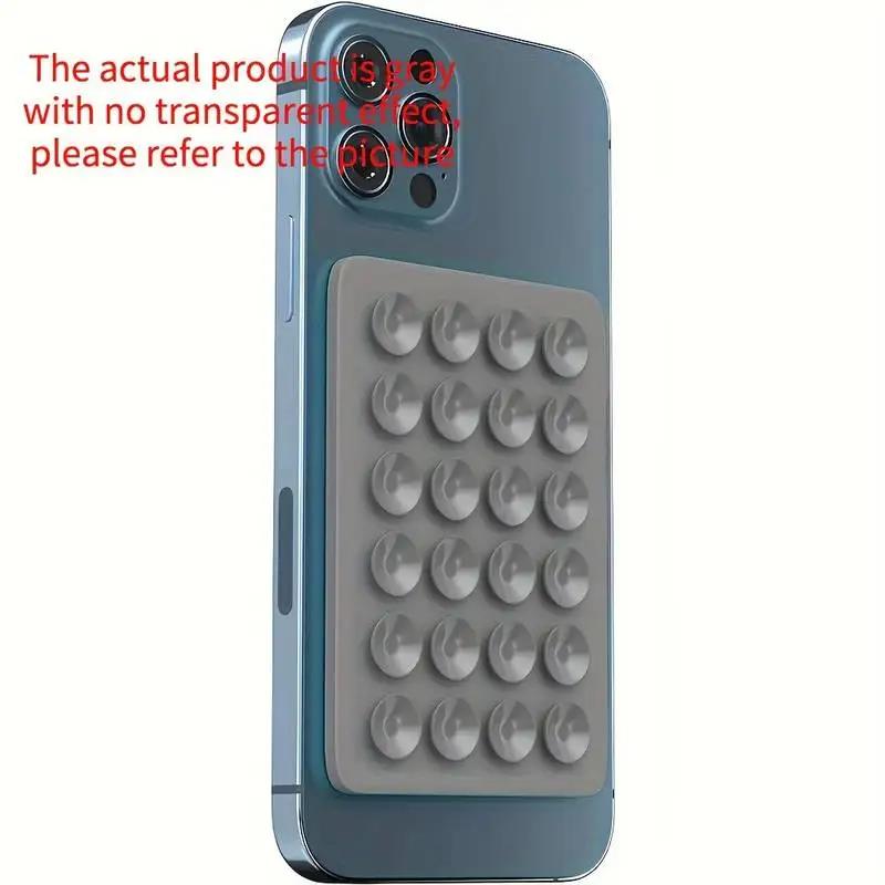 Silicone Suction Pad Double Sided For Mobile Phone Fixture Suction Cup 3M Backed Adhesive Silicone Rubber Sucker Pad For Fixing сірий колір
Silicone Suction Pad Double Sided For Mobile Phone Fixture Suction Cup 3M Backed Adhesive Silicone Rubber Sucker Pad For Fixing сірий колір