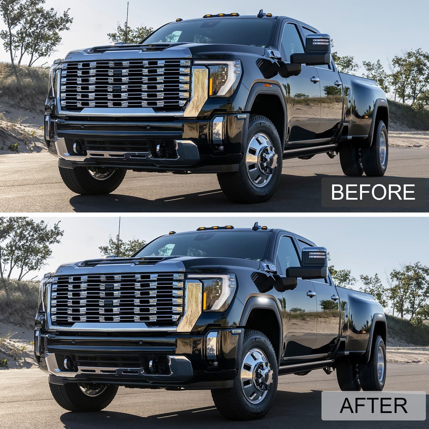 ROCCS 4 шт. светодиодные белые габаритные огни, совместимые с GMC Sierra 2500HD 3500HD 2020-2024, GMC 2500, аксессуары для крыльев, передний задний бампер White,Clear Lens
ROCCS 4 шт. светодиодные белые габаритные огни, совместимые с GMC Sierra 2500HD 3500HD 2020-2024, GMC 2500, аксессуары для крыльев, передний задний бампер White,Clear Lens