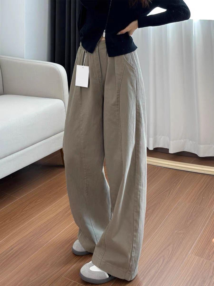 American Retro Khaki High-Waist Wide-Leg Jeans for Women Extra Large
American Retro Khaki High-Waist Wide-Leg Jeans for Women Extra Large