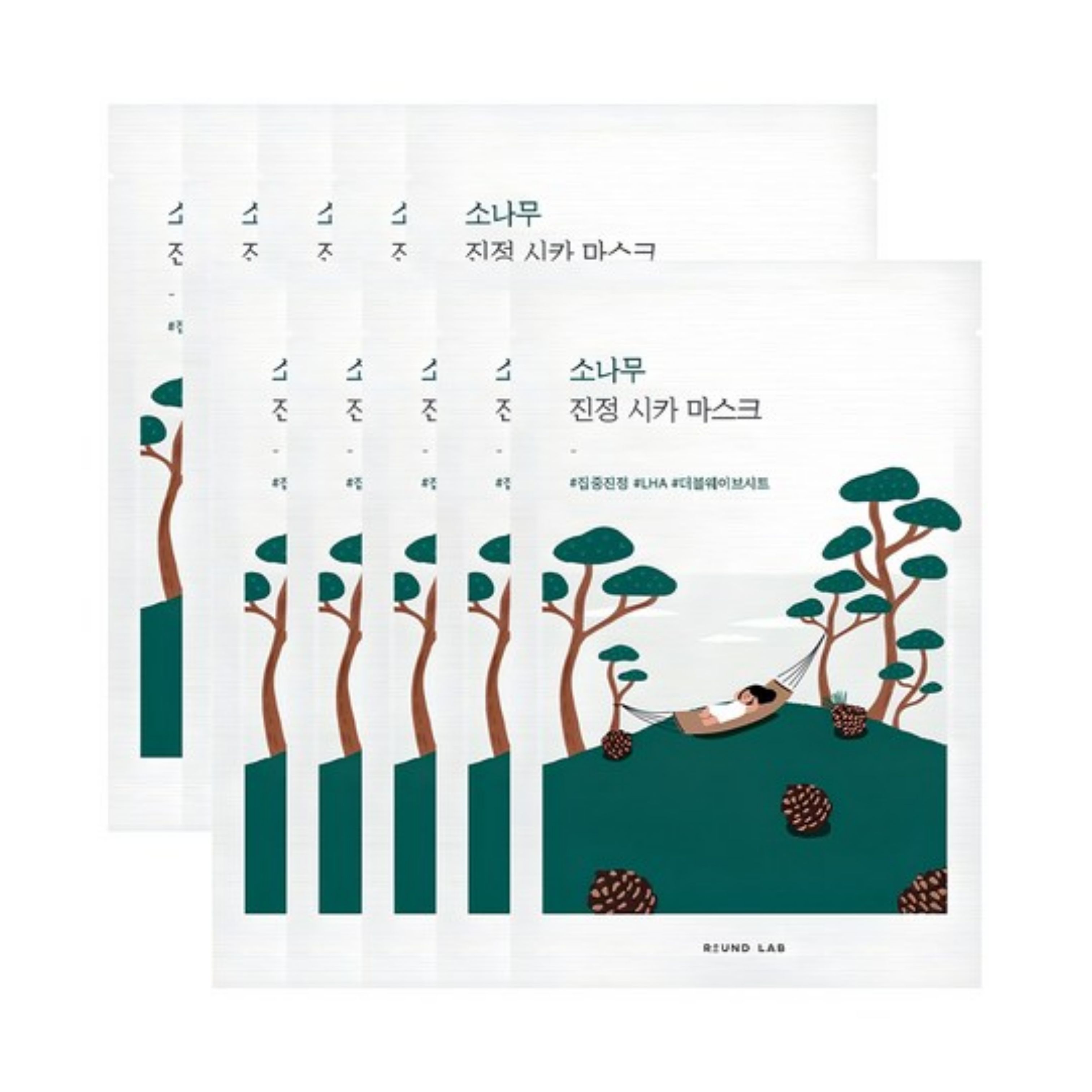 ROUND LAB Pine Cica Calming Mask 1 Sheet × 10
ROUND LAB Pine Cica Calming Mask 1 Sheet × 10
