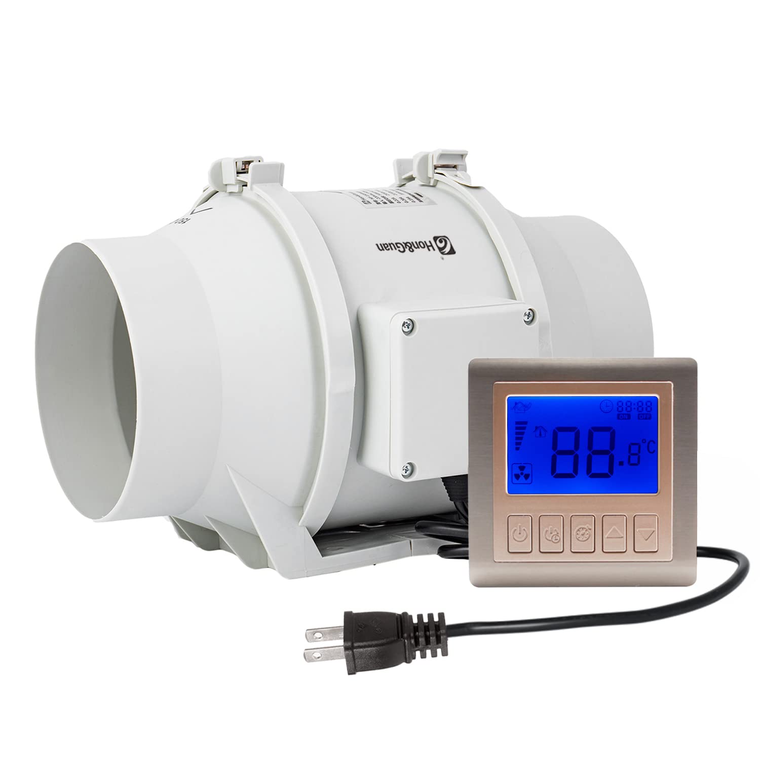 Duct Fan 150mm Paint Booth Ventilation Fan System Registered Inverter Duct Fan Energy Saving Duct Ventilation Fan with Switch Intermediate Mounting білий
Duct Fan 150mm Paint Booth Ventilation Fan System Registered Inverter Duct Fan Energy Saving Duct Ventilation Fan with Switch Intermediate Mounting білий