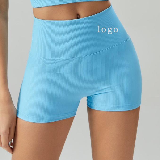 High Waist Seamless Ribbed Knit Yoga Shorts - Elastic Sportswear for Casual Wear Small
High Waist Seamless Ribbed Knit Yoga Shorts - Elastic Sportswear for Casual Wear Small