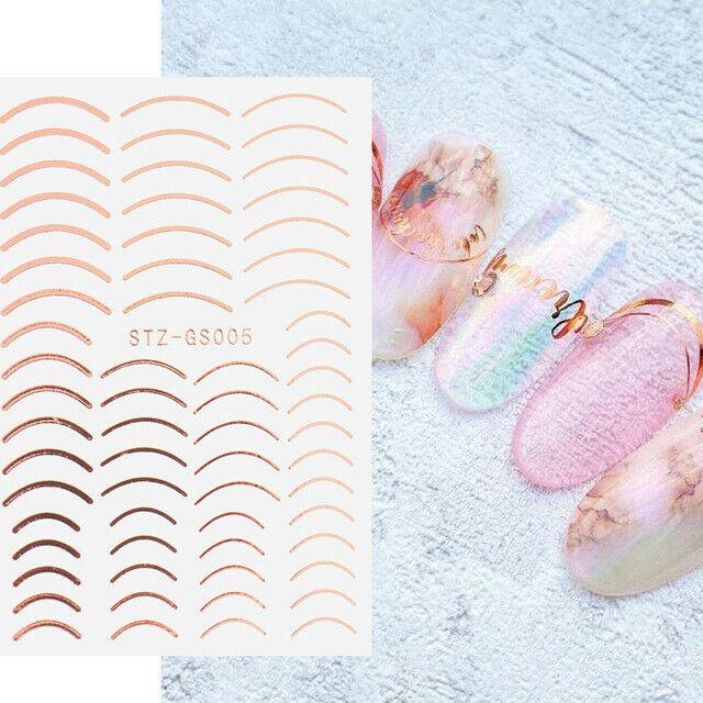 3D Rose Gold Silver Geo Stick Nail Art Stickers Decals УФ-гель для нігтів
3D Rose Gold Silver Geo Stick Nail Art Stickers Decals УФ-гель для нігтів