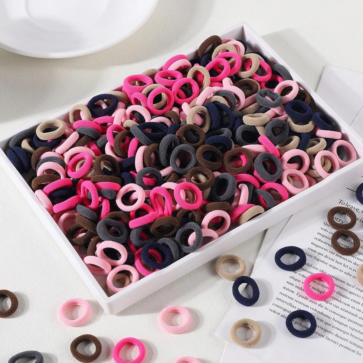 100PCS New Basic Nylon Ealstic Hair Ties for Girls Colorful Hair Band Ponytail Holder Scrunchie Rubber Band Kid Hair Accessories 
100PCS New Basic Nylon Ealstic Hair Ties for Girls Colorful Hair Band Ponytail Holder Scrunchie Rubber Band Kid Hair Accessories