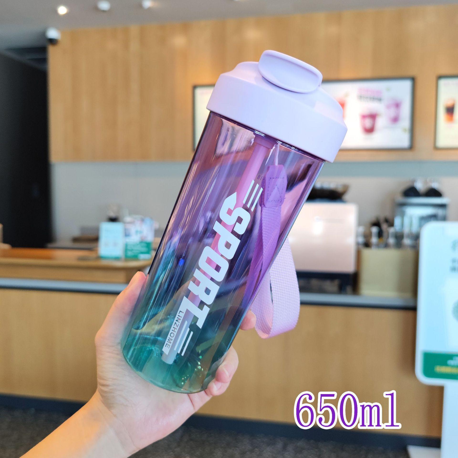 650ML Sports Water Bottles Fitness Portable Water Blender Bottle Milkshake Protein Powder Mixing Cup Transparent Cup фіолетовий
650ML Sports Water Bottles Fitness Portable Water Blender Bottle Milkshake Protein Powder Mixing Cup Transparent Cup фіолетовий