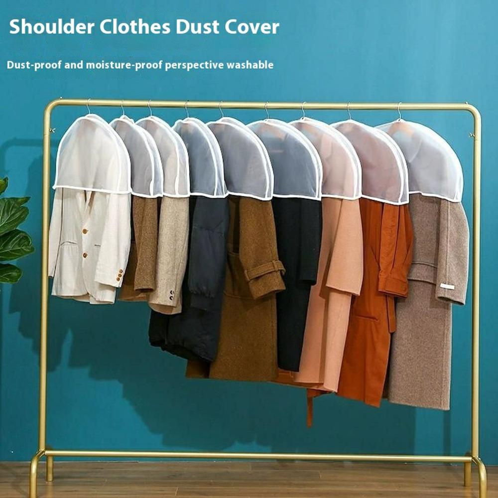 10Pcs Clothes Dust Cover Transparent PEVA Hanging Pocket Half Body Dust Cover for Coats Type A
10Pcs Clothes Dust Cover Transparent PEVA Hanging Pocket Half Body Dust Cover for Coats Type A