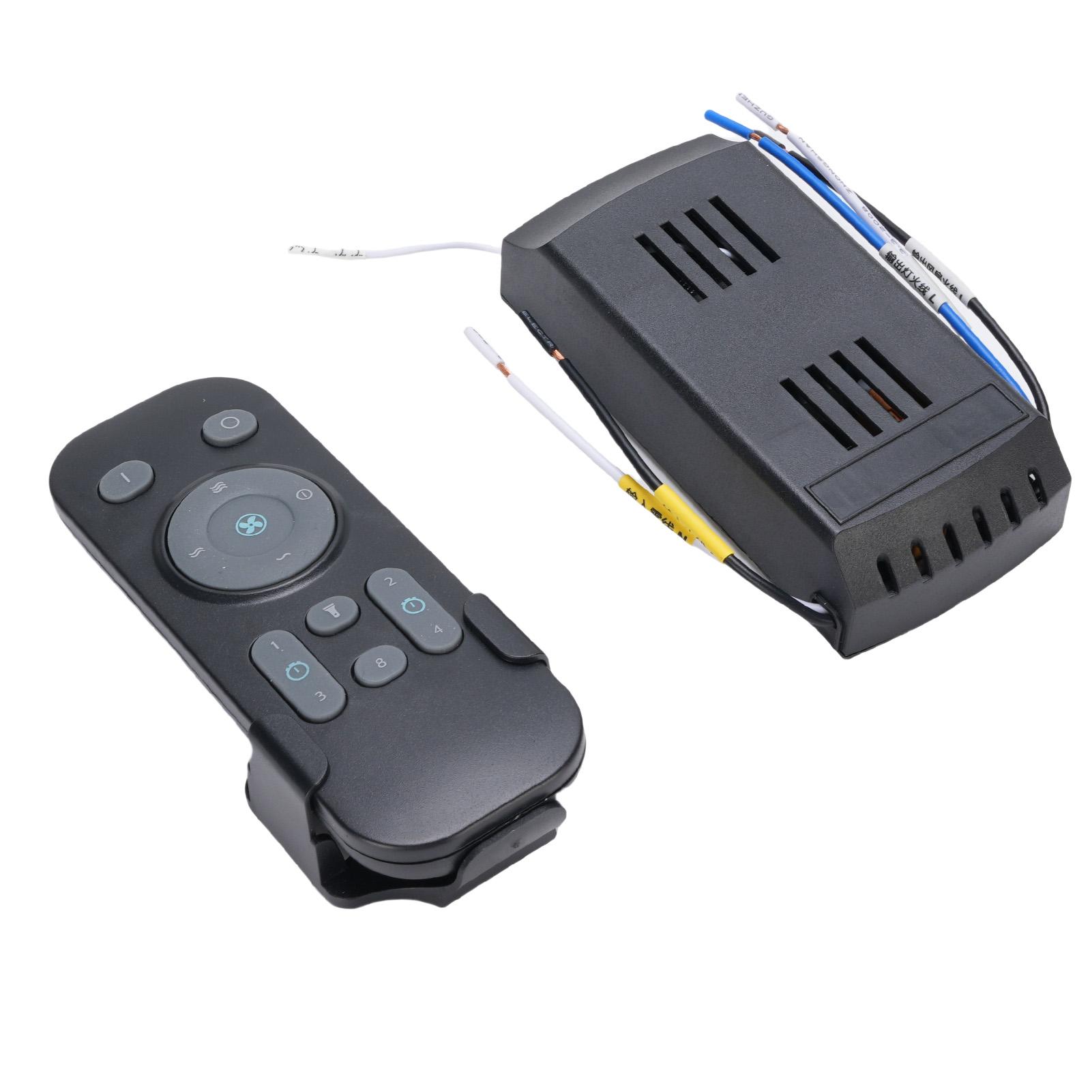 Universal Ceiling Fan Remote Control Kit Ceiling Fan Light Timing 3 Speed Remote for Ceiling Fan Lamp Wireless Remote Control Replacement
Universal Ceiling Fan Remote Control Kit Ceiling Fan Light Timing 3 Speed Remote for Ceiling Fan Lamp Wireless Remote Control Replacement