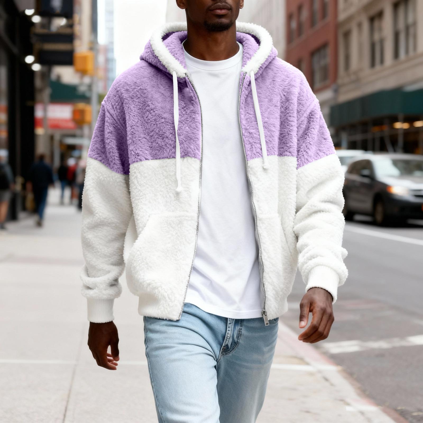 Мужская пушистая толстовка с капюшоном на молнии плюшевая куртка на молнии с капюшоном для S фиолетовый
Мужская пушистая толстовка с капюшоном на молнии плюшевая куртка на молнии с капюшоном для S фиолетовый