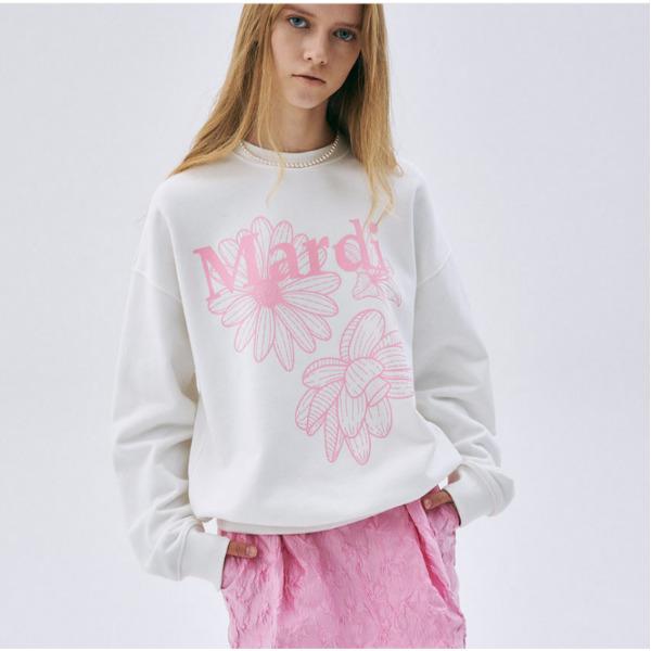 Mardi Mercredi Triple Flower Sweatshirt 7 Colors (One Size) White Pink
Mardi Mercredi Triple Flower Sweatshirt 7 Colors (One Size) White Pink