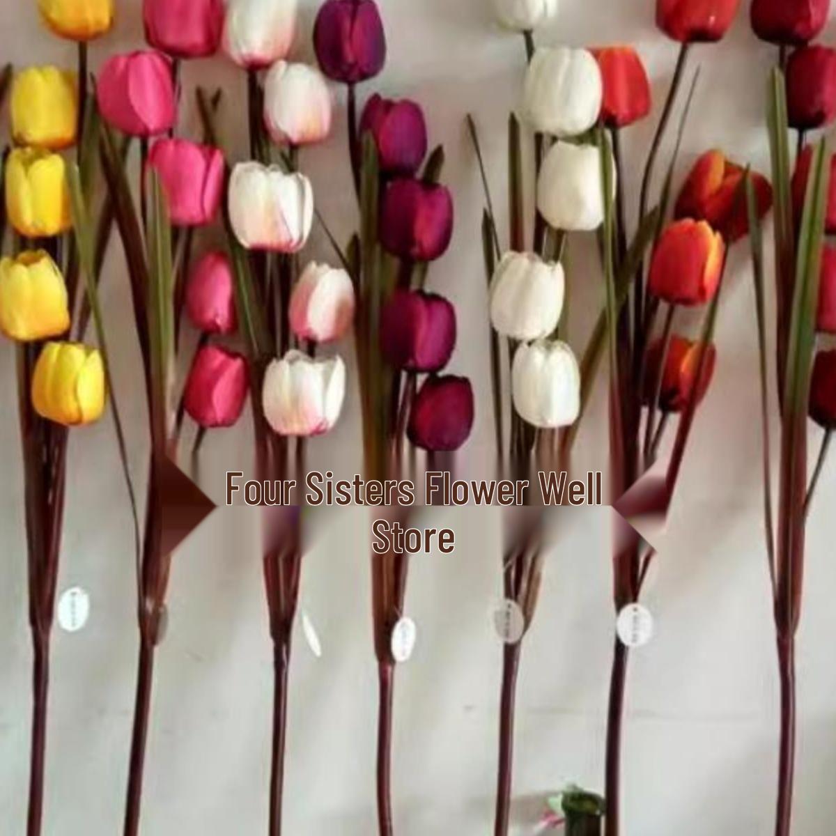 Високі штучні тюльпани з шовковими квітами, 5 голів, для підлогової вітрини у вітальні або для квіткових арт-декорацій Wooden Vase, 55cm High, 10cm Diameter
Високі штучні тюльпани з шовковими квітами, 5 голів, для підлогової вітрини у вітальні або для квіткових арт-декорацій Wooden Vase, 55cm High, 10cm Diameter