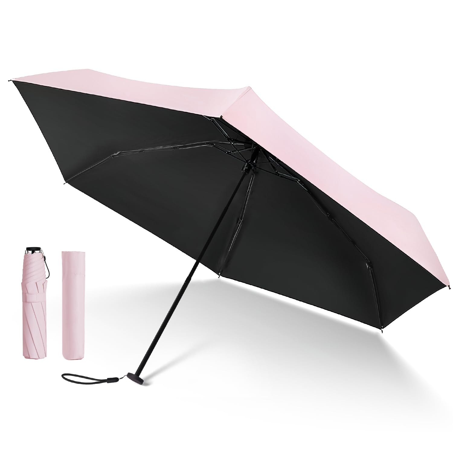UV folding 118g complete light heat folding parasol and rain UV windproof and water for both sunny and rainy easy to for women and comes with storage
UV folding 118g complete light heat folding parasol and rain UV windproof and water for both sunny and rainy easy to for women and comes with storage